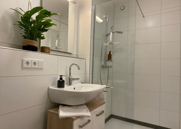 Appartement Modern Zentral Parkplatz Terasse Netflix Straubing